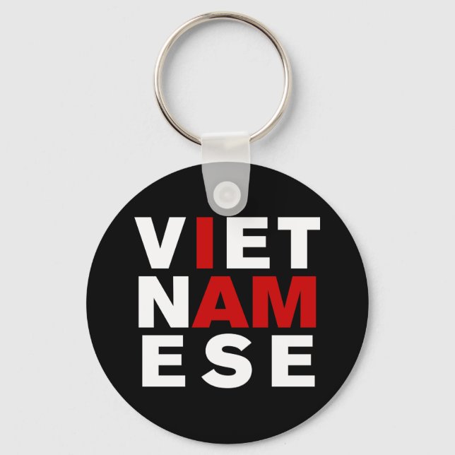 PORTE-CLÉS JE SUIS VIETNAMAIS (Recto)