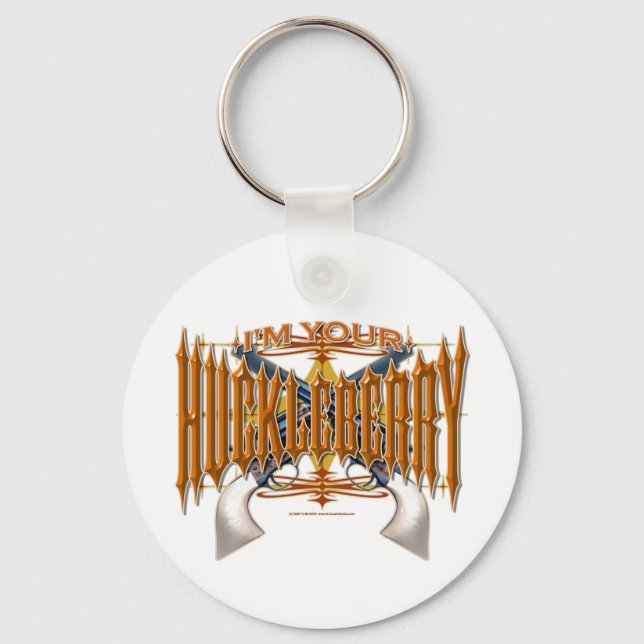 Porte-clés Je suis votre Huckleberry (Recto)