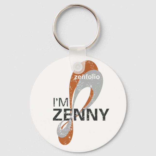 Porte-clés Je suis Zenny Porte - clé (Recto)