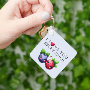 Porte-clés Je T'Aime Beaucoup Berry