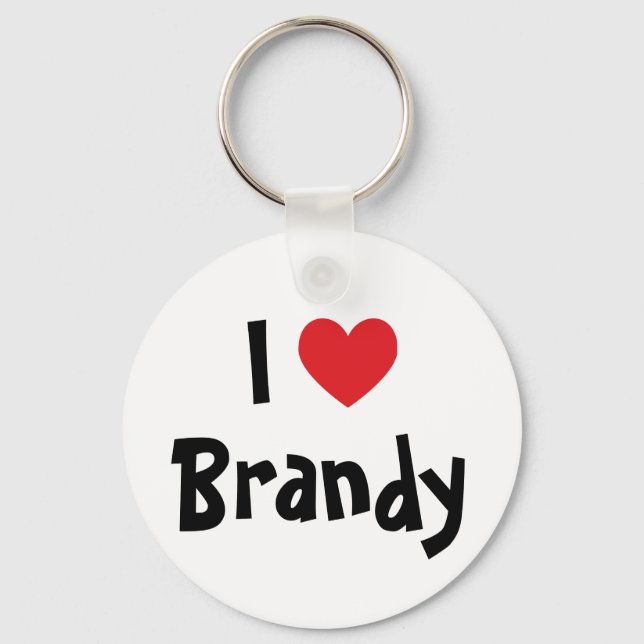 Porte-clés Je t'aime Brandy (Recto)