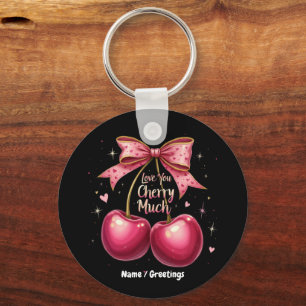 Porte-clés Je t'aime Cherry Much Un doux et drôle Saint-Valen