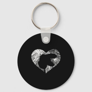 Porte-clés Je t'aime Dinosaure Cœur Saint-Valentin Mignon T R