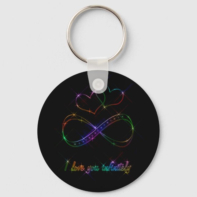 Porte-clés Je t'aime infiniment (Recto)