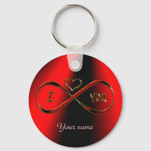 Porte-clés Je t'aime infiniment