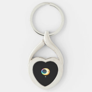 Porte-clés Je t'aime jusqu'à la lune et retour Cadeau romanti