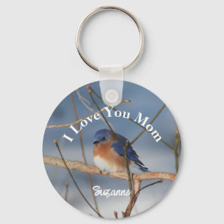 Porte-clés Je t'aime Maman Bluebird Personnalisé