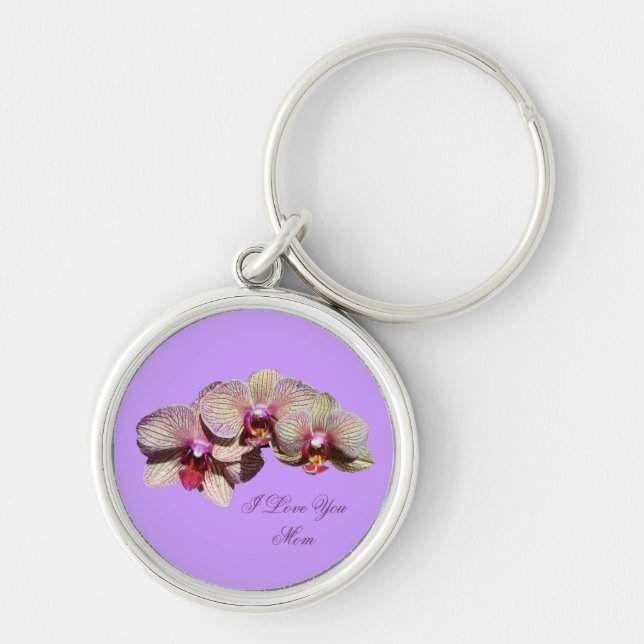 Porte-clés Je T'Aime Maman Fancy Orchids Porte - clé (Devant)