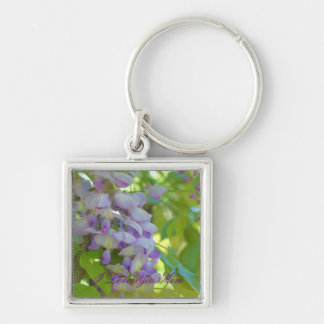 Porte-clés Je t'aime Maman Porte - clé Fleur Wisteria
