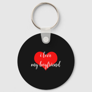 Porte-clés Je T'aime Mon Petit Ami Cute Romantique Saint-Vale