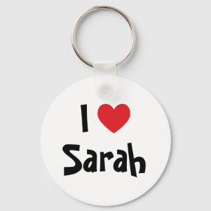 Porte-clés Je t'aime Sarah