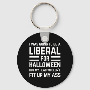 Porte-clés Je Vais Être Libéral Pour Le Costume D'Halloween