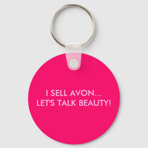 PORTE-CLÉS JE VENDS AVON...PARLONS DE BEAUTÉ !