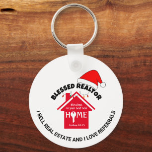 Porte-clés JE VENDS IMMOBILIER Christian Realtor Noël