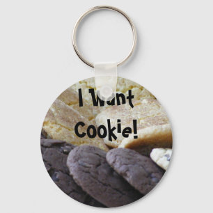 Porte-clés Je Veux Du Cookie !