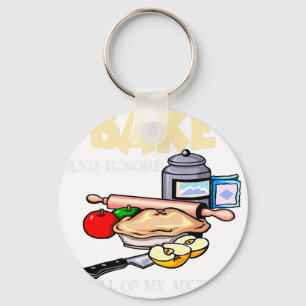 Porte-clés Je veux juste cuisiner et ignorer toutes mes respo