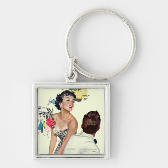 Porte-clés Je veux un homme (Devant)