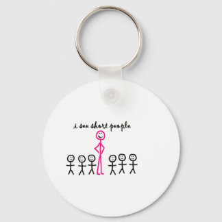 Porte-clés Je vois des gens courts