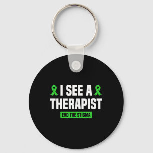 Porte-clés Je Vois Un Thérapiste Mettre Fin À La Stigma Menta