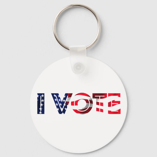 Porte-clés Je vote (Recto)