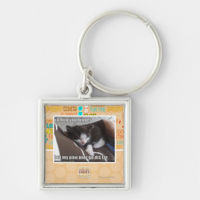 Porte-clés Je vous étreindrais plus grands (Devant)