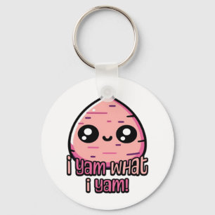 Porte-clés Je Yam Ce Que Je Yam ! Cute Yam Pun Classic