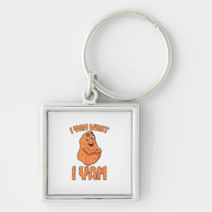 Porte-clés Je Yam Ce Que Je Yam Sweet Pomme De Terre Drôle Th