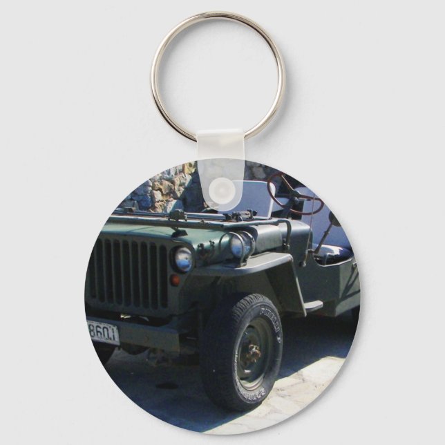 Porte-clés Jeep de Classic Willy. (Recto)