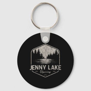 Porte-clés Jenny Lake Wyoming Plein Air Vintage