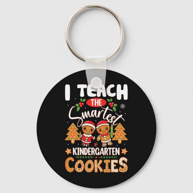 Porte-clés J'Enseigne Les Cookies Enseignants Les Plus Simple (Recto)