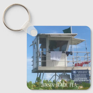Porte-clés Jensen Beach Lifeguard stand sur porte - clé