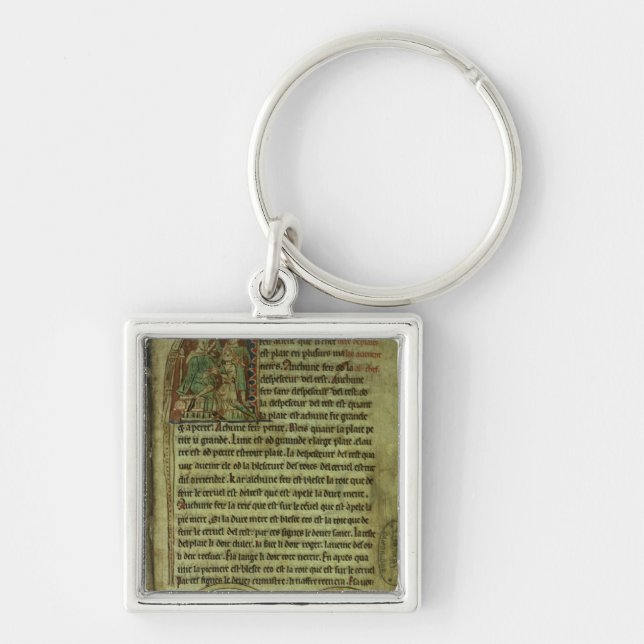 Porte-clés Jerome : Un docteur rendant visite à un patient (Devant)