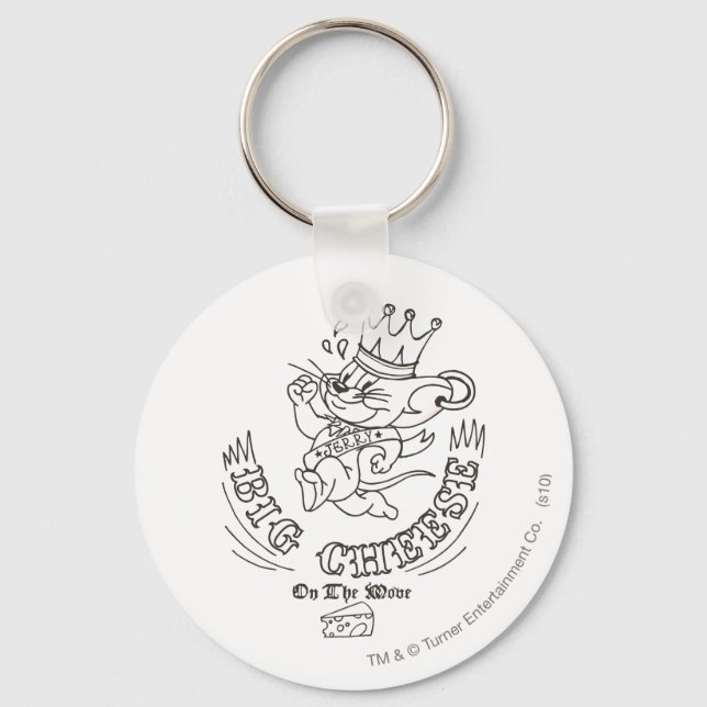 Porte-clés Jerry Big Cheese On The Moon 1 (Recto)