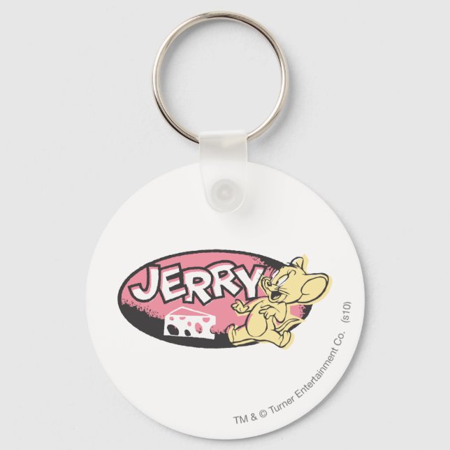 Porte-clés Jerry Cheese Logo (Recto)