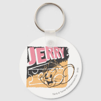 Porte-clés Jerry Face sur le fromage