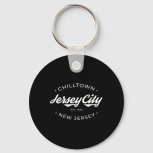 Porte-clés Jersey City New Jersey Chilltown - Noir - Petit -
