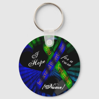 Porte-clés J'Espère Un Porte - clé De Ruban Cure