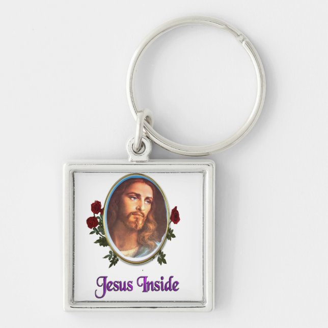 Porte-clés Jésus à l'intérieur (Devant)