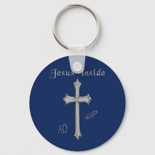 Porte-clés Jésus à l'intérieur