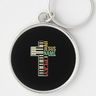 Porte-clés Jésus amour En Jésus Nom Je Joue Piano Christian