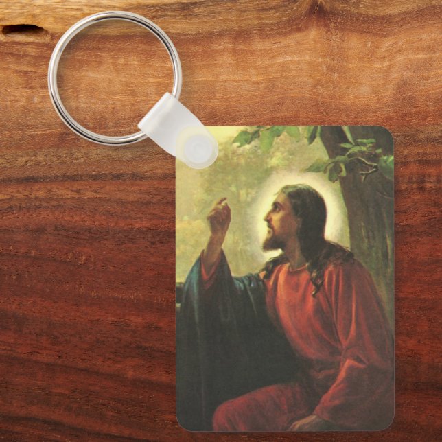 Porte-clés Jésus-Christ et le Bon Samaritain au Puits (Recto)