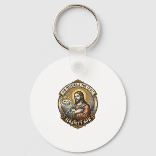 Porte-clés Jésus Croisant les Bras Émoji de Visage de Troll I