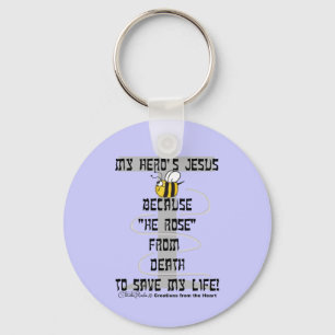 Porte-clés Jésus du héros