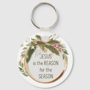 Porte-clés Jésus est la raison de la saison de Noël