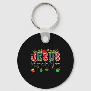 Porte-clés Jésus est la raison de la saison de Noël Chris