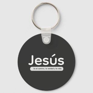 Porte-clés Jésus est le chemin, la vérité et la vie