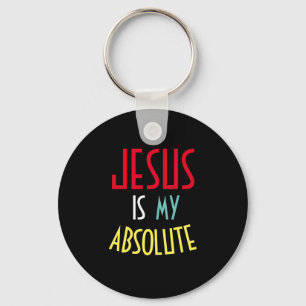 Porte-clés JESUS Est Ma Foi Chrétienne Absolue Citation