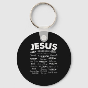 Porte-clés Jésus Est Roi Noms De Dieu Hébreu Jésus Chrétien