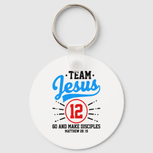 Porte-clés Jésus et Équipe de Baseball Jésus Christian Matthi