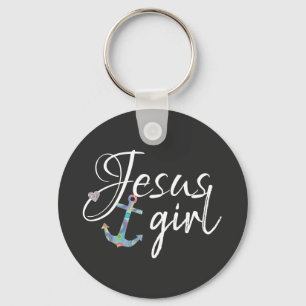 Porte-clés Jésus fille
